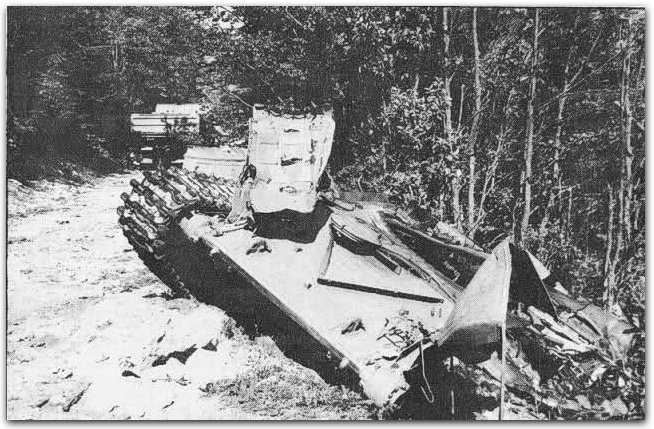 Uništen tenk M-84, blizu Livna