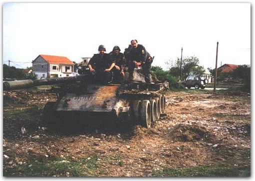 T-55 uništen u okolini Zadra
